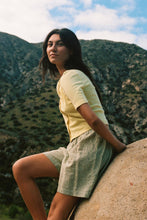 Load image into Gallery viewer, Linen Simple Short - Forest Stripe