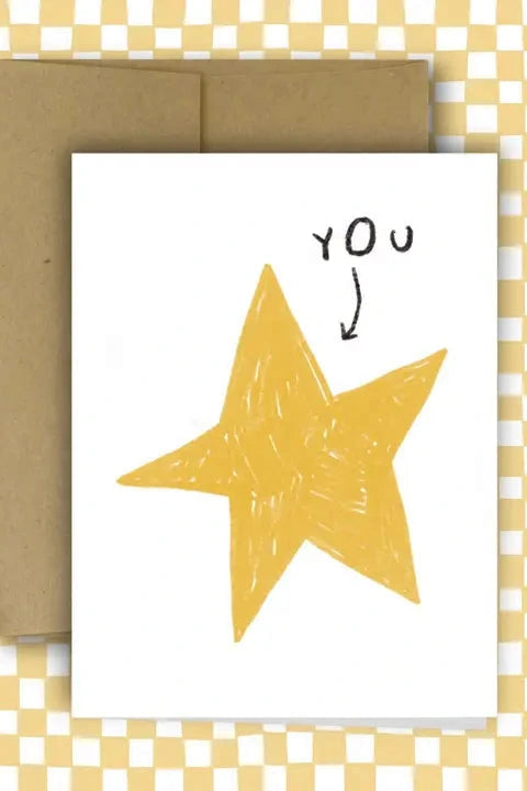 You Are A Star Card