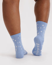 Load image into Gallery viewer, Crew Sock - Blue Star