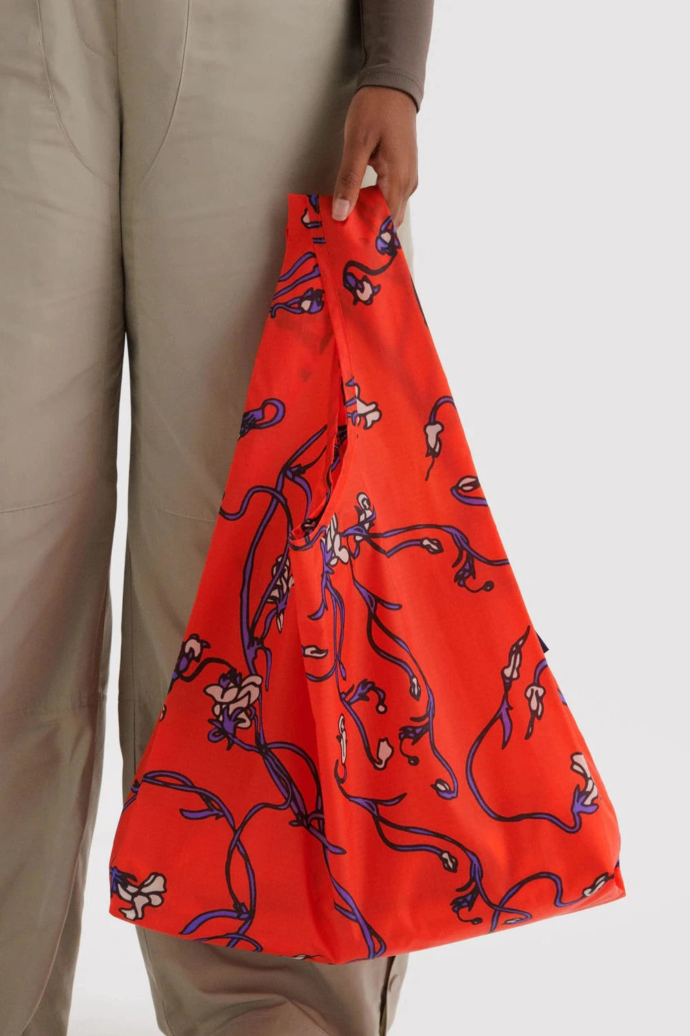 Standard Baggu - Red Snapdragon