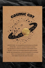 Load image into Gallery viewer, &quot;Cosmic Cat&quot; Scratch Off Fortune Affirmation Card