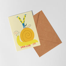 Load image into Gallery viewer, Snailed It Achievement Card