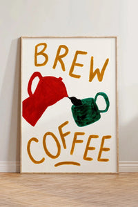 Brew Coffee Print