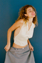 Load image into Gallery viewer, Dream Skirt - Navy Gingham