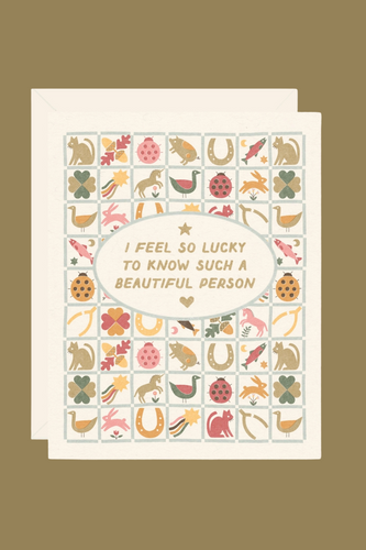 Lucky Quilt Card