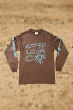 Load image into Gallery viewer, LUNA Objects with Meaning Long Sleeve Tee - Chocolate