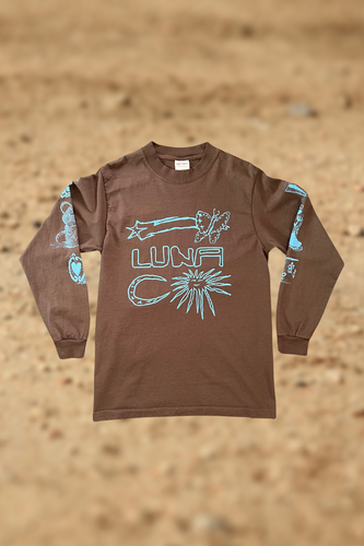LUNA Objects with Meaning Long Sleeve Tee - Chocolate