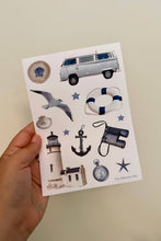 Load image into Gallery viewer, Coastal Summer Sticker Sheet