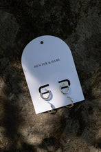 Load image into Gallery viewer, Rory Twist and Thick Set Silver (Set of Two Hoops)