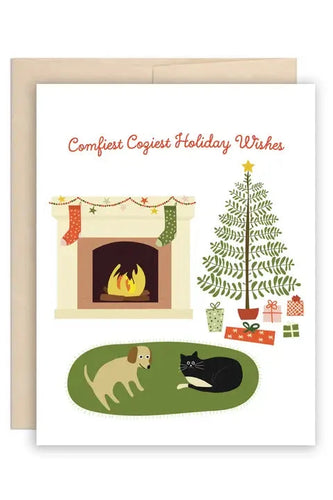 Comfiest Coziest Holiday Wishes Card