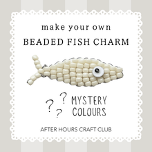 Load image into Gallery viewer, Beaded Fish Charm Craft Kit