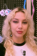 Load image into Gallery viewer, Eight Ball Earrings