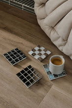 Load image into Gallery viewer, Handmade Glass Tile Coaster (Tidal)