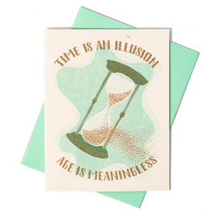 Age Is Meaningless Birthday Card