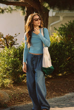 Load image into Gallery viewer, Laundered Stripe Pant - Blue Stripe