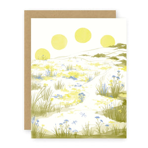 Sun Meadow Greeting Card