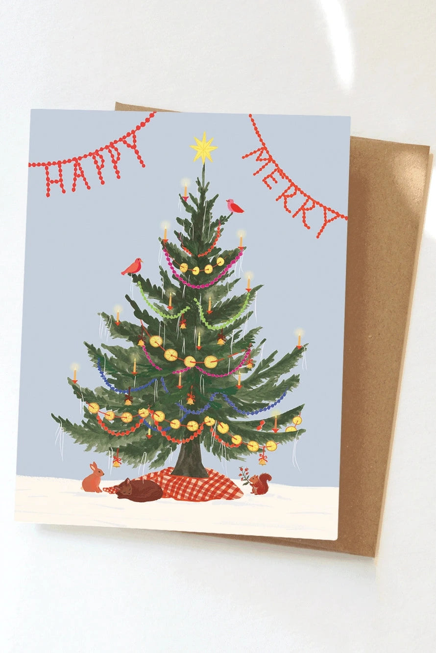 Yule Tree Holiday Card