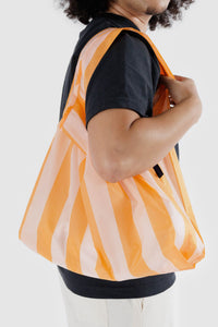 Standard Baggu - Tangerine Wide Stripe