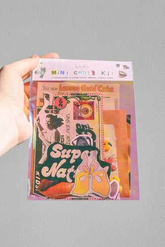 Vintage Mystery Ephemera Craft Kit