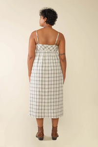 Georgette Plaid Dress