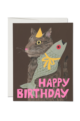 Cat's Delight Birthday Card