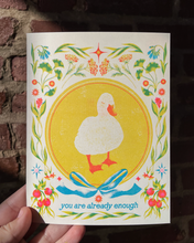 Load image into Gallery viewer, Duck Mini Risograph Print