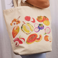 Load image into Gallery viewer, Asian Fruit Tote Bag