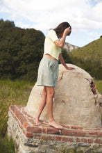Load image into Gallery viewer, Linen Simple Short - Forest Stripe
