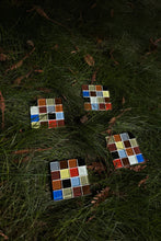 Load image into Gallery viewer, Handmade Glass Tile Coaster (Colourful)
