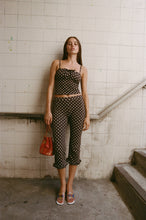 Load image into Gallery viewer, Tie Cami - Espresso Dot