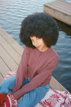 Load image into Gallery viewer, Wool Pocket Cardigan - Brown