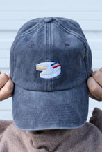Load image into Gallery viewer, Brie Embroidered Hat - Washed Navy