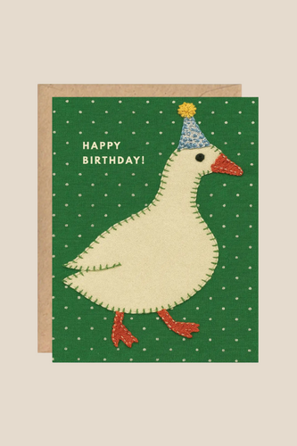 Birthday Goose Greeting Card