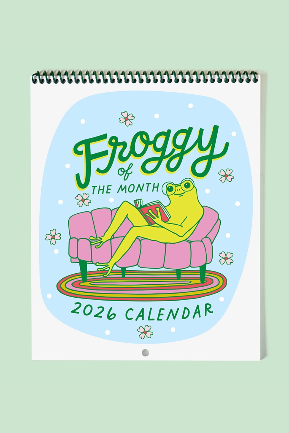 Froggy Of The Month 2026 Calendar