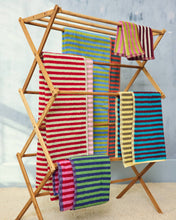 Load image into Gallery viewer, Cricket Stripe Cotton Terry Hand Towel