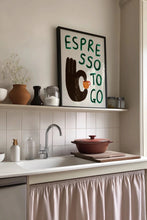 Load image into Gallery viewer, Espresso To Go Print