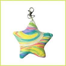 Load image into Gallery viewer, Upcycled Star Bag Charms/Keychains