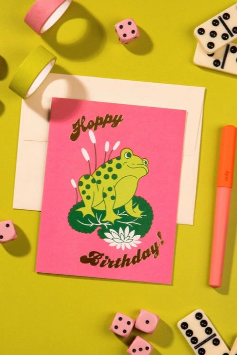 Hoppy Birthday Card