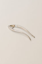 Load image into Gallery viewer, Silver Wavy Metal Hair Stick - Short