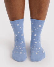 Load image into Gallery viewer, Crew Sock - Blue Star