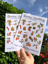 Load image into Gallery viewer, Garden Sweetness A5 Sticker Sheet for Journals