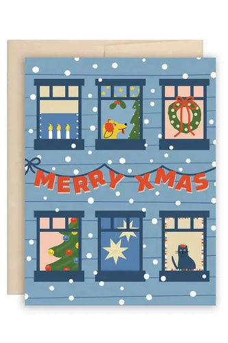 Merry Christmas Holiday Apartment Card