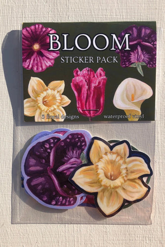 Colourful Bloom Flower Sticker Pack
