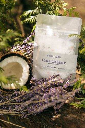 Cedar Lavender Bubble Bath Salts - Single Serve