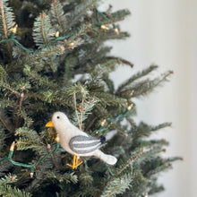 Load image into Gallery viewer, Felt Seagull Holiday Ornament