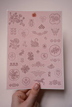 Load image into Gallery viewer, Embroidery Sticker Sheet