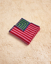 Load image into Gallery viewer, Cricket Stripe Cotton Terry Hand Towel