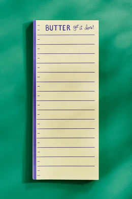 Butter Get It Done Notepad