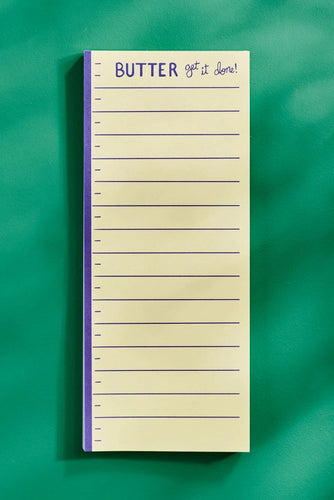 Butter Get It Done Notepad