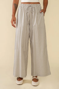 Savannah Striped Culotte Pants